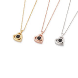 Kişiye özel kalpli fotoğraflı kolye